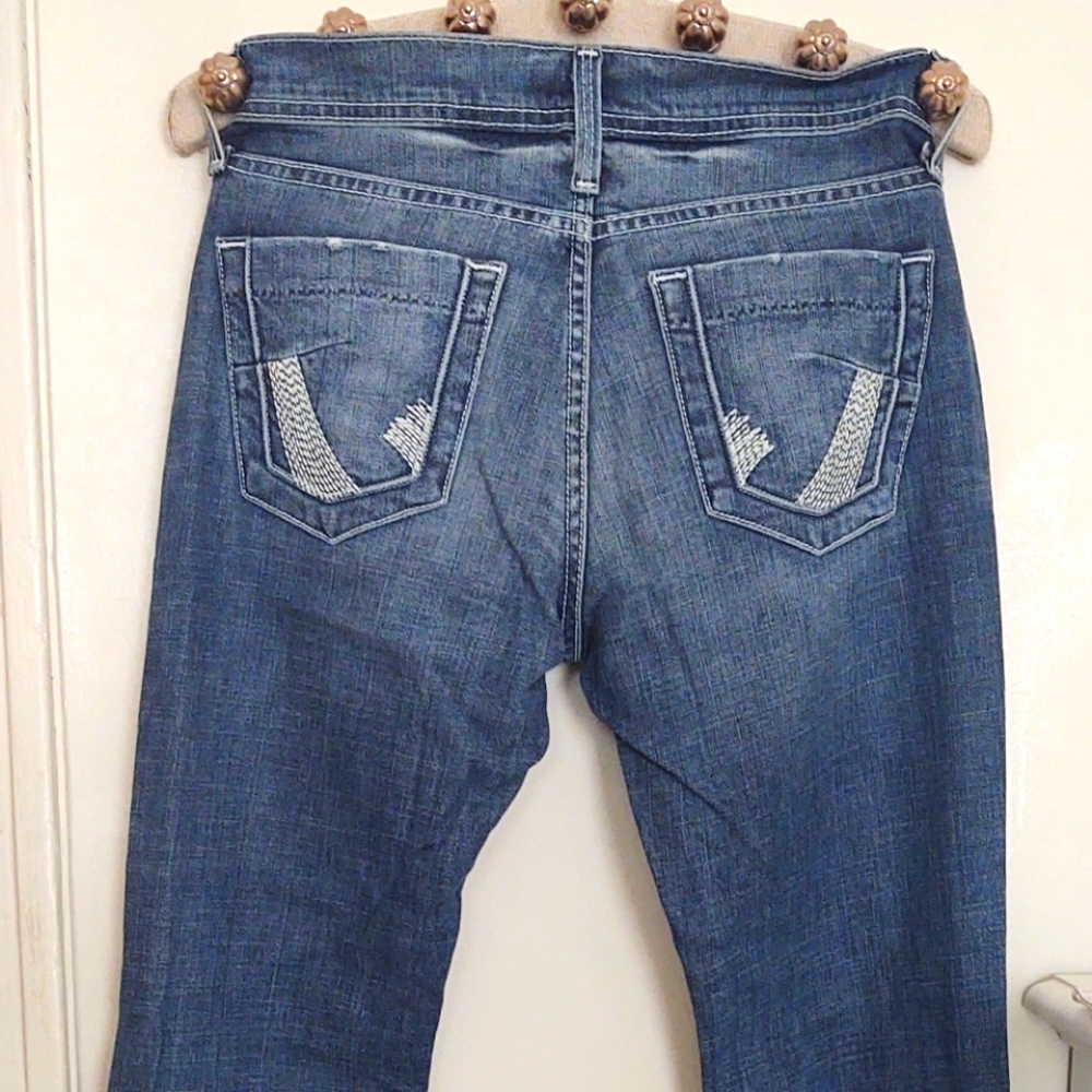 New Dry Aged Denim James Jeans 19361 Boot Cut 26